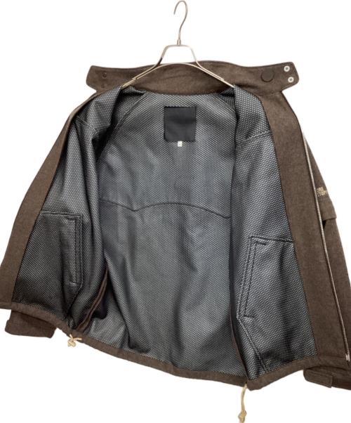 A BATHING APE（アベイシングエイプ）A BATHING APE (アベイシングエイプ) ウールジャケット GORE WINDSTOPPER ダークブラウン サイズ:Lの古着・服飾アイテム
