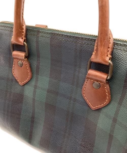 POLO RALPH LAUREN（ポロ・ラルフローレン）POLO RALPH LAUREN (ポロ・ラルフローレン) ミニボストンバッグ グリーンの古着・服飾アイテム