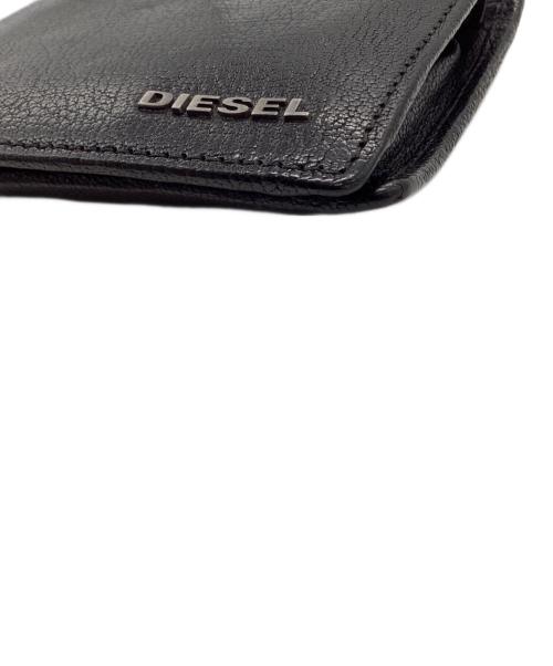 DIESEL（ディーゼル）DIESEL (ディーゼル) 2つ折り財布 ブラックの古着・服飾アイテム