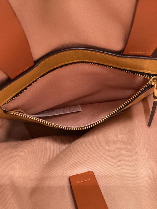 MARNI（マルニ）MARNI (マルニ) 2WAYバッグ MUSEO SOFTミニバッグ オレンジ×グレーの古着・服飾アイテム