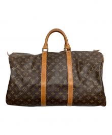 LOUIS VUITTON（ルイ ヴィトン）の古着「トラベルバッグ キーポル50」｜ブラウン