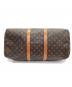 中古・古着 LOUIS VUITTON (ルイ ヴィトン) トラベルバッグ キーポル50 ブラウン：60000円