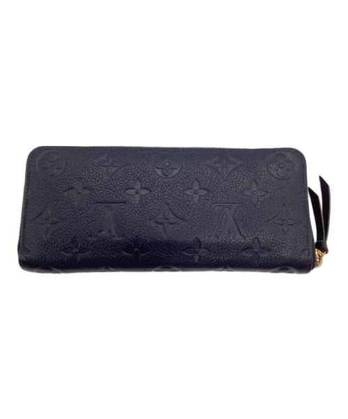 LOUIS VUITTON（ルイ ヴィトン）LOUIS VUITTON (ルイ ヴィトン) 長財布 ポルトフォイユ・クレマンス ネイビーの古着・服飾アイテム