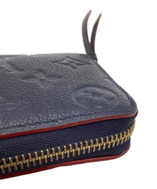 LOUIS VUITTON（ルイ ヴィトン）LOUIS VUITTON (ルイ ヴィトン) 長財布 ポルトフォイユ・クレマンス ネイビーの古着・服飾アイテム