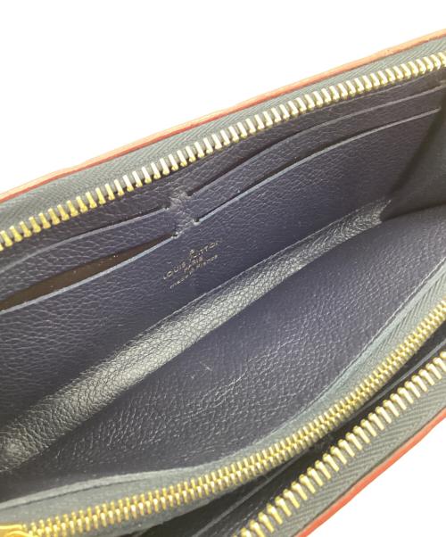 LOUIS VUITTON（ルイ ヴィトン）LOUIS VUITTON (ルイ ヴィトン) 長財布 ポルトフォイユ・クレマンス ネイビーの古着・服飾アイテム