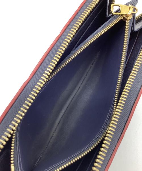 LOUIS VUITTON（ルイ ヴィトン）LOUIS VUITTON (ルイ ヴィトン) 長財布 ポルトフォイユ・クレマンス ネイビーの古着・服飾アイテム