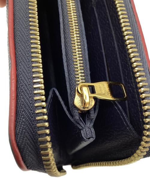 LOUIS VUITTON（ルイ ヴィトン）LOUIS VUITTON (ルイ ヴィトン) 長財布 ポルトフォイユ・クレマンス ネイビーの古着・服飾アイテム