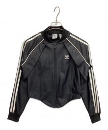 adidas（アディダス）の古着「トラックジャケット W SST TRACKTO」｜ブラック×ホワイト