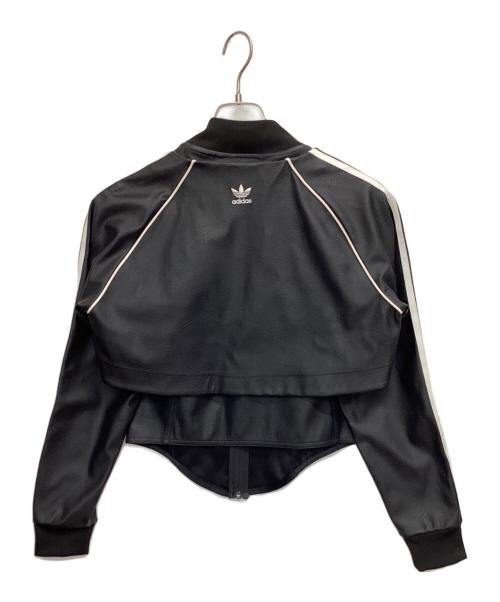 adidas（アディダス）adidas (アディダス) トラックジャケット W SST TRACKTO ブラック×ホワイト サイズ:XLの古着・服飾アイテム