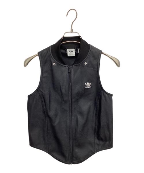 adidas（アディダス）adidas (アディダス) トラックジャケット W SST TRACKTO ブラック×ホワイト サイズ:XLの古着・服飾アイテム
