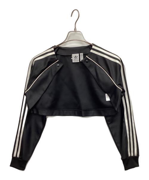 adidas（アディダス）adidas (アディダス) トラックジャケット W SST TRACKTO ブラック×ホワイト サイズ:XLの古着・服飾アイテム