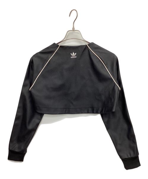 adidas（アディダス）adidas (アディダス) トラックジャケット W SST TRACKTO ブラック×ホワイト サイズ:XLの古着・服飾アイテム