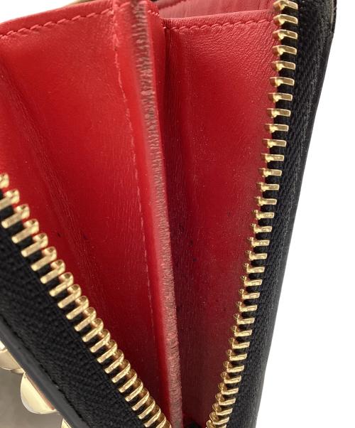 Christian Louboutin（クリスチャン・ルブタン）Christian Louboutin (クリスチャン・ルブタン) 長財布 ラウンドファスナー ブラックの古着・服飾アイテム