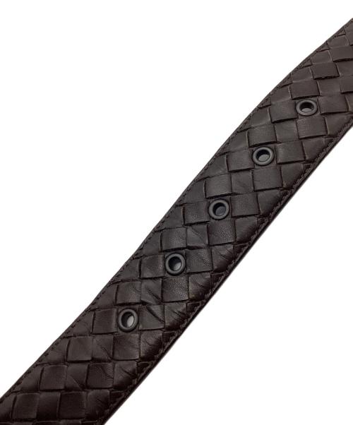 BOTTEGA VENETA（ボッテガベネタ）BOTTEGA VENETA (ボッテガベネタ) レザーベルト ブラウンの古着・服飾アイテム