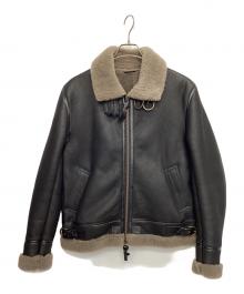 Cinquanta（チンクワンタ）の古着「ムートンジャケット B-3 LIGHT JACKET イタリア製」｜グレー×ブラック