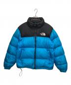 THE NORTH FACEザ ノース フェイス）の古着「ダウンジャケット」｜ブルー×ブラック