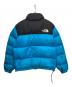 THE NORTH FACE (ザ ノース フェイス) ダウンジャケット ブルー×ブラック サイズ:M：12000円