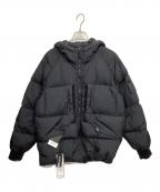 STONE ISLANDストーンアイランド）の古着「ダウンジャケット GARMENT DYED CRINKLE REPS RECYCLED NYLON DOWN」｜ブラック