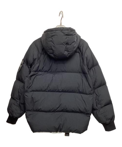STONE ISLAND（ストーンアイランド）STONE ISLAND (ストーンアイランド) ダウンジャケット GARMENT DYED CRINKLE REPS RECYCLED NYLON DOWN ブラック サイズ:Sの古着・服飾アイテム