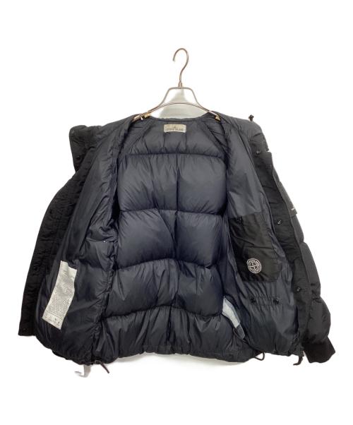 STONE ISLAND（ストーンアイランド）STONE ISLAND (ストーンアイランド) ダウンジャケット GARMENT DYED CRINKLE REPS RECYCLED NYLON DOWN ブラック サイズ:Sの古着・服飾アイテム