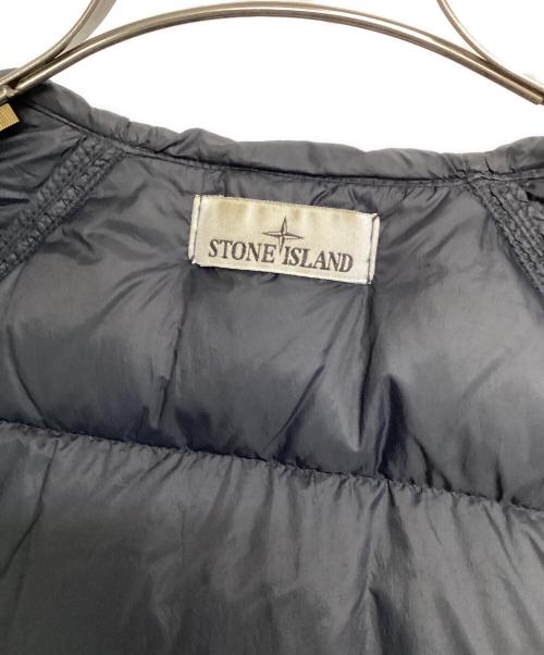 STONE ISLAND（ストーンアイランド）STONE ISLAND (ストーンアイランド) ダウンジャケット GARMENT DYED CRINKLE REPS RECYCLED NYLON DOWN ブラック サイズ:Sの古着・服飾アイテム