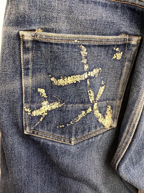 EVISU（エヴィス）EVISU (エヴィス) デニムパンツ ネイビー サイズ:W38×L35の古着・服飾アイテム