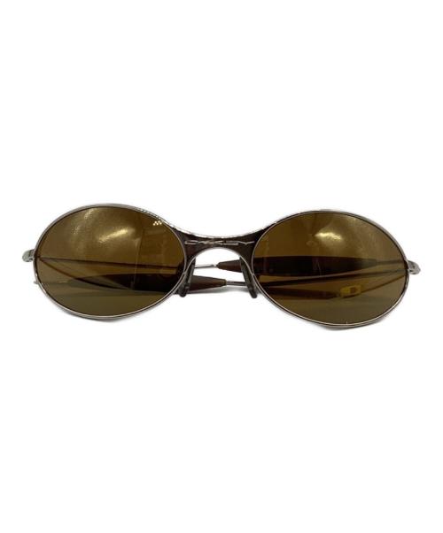 OAKLEY（オークリー）OAKLEY (オークリー) サングラス E-WIRE シルバー×ブラウンの古着・服飾アイテム
