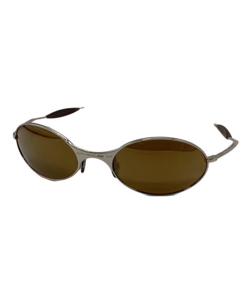 OAKLEY（オークリー）OAKLEY (オークリー) サングラス E-WIRE シルバー×ブラウンの古着・服飾アイテム