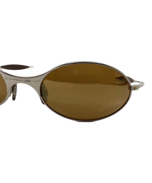 OAKLEY（オークリー）OAKLEY (オークリー) サングラス E-WIRE シルバー×ブラウンの古着・服飾アイテム