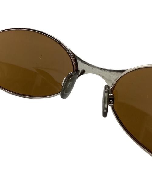 OAKLEY（オークリー）OAKLEY (オークリー) サングラス E-WIRE シルバー×ブラウンの古着・服飾アイテム