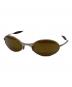 OAKLEY (オークリー) サングラス E-WIRE シルバー×ブラウン：18000円