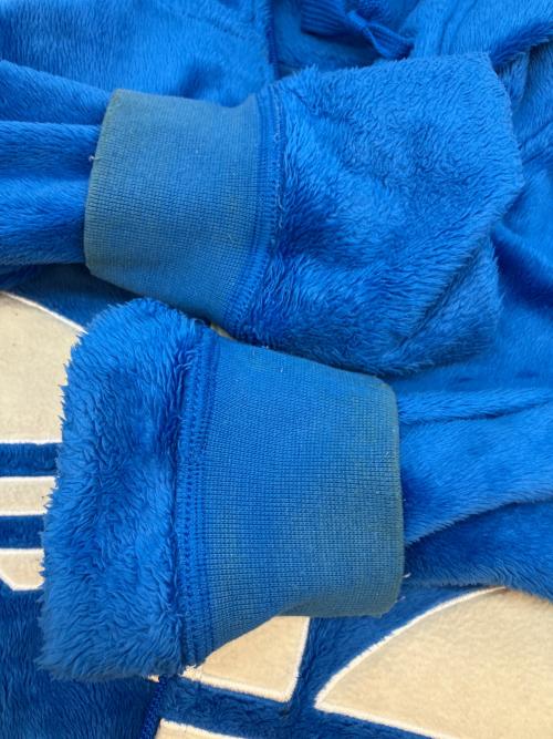 adidas（アディダス）adidas (アディダス) フリースパーカージャケット ブルー サイズ:SIZE XSの古着・服飾アイテム