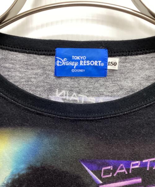 Disney RESORT（ディズニーリゾート）Disney RESORT (ディズニーリゾート) 半袖カットソー ブラック サイズ:150の古着・服飾アイテム