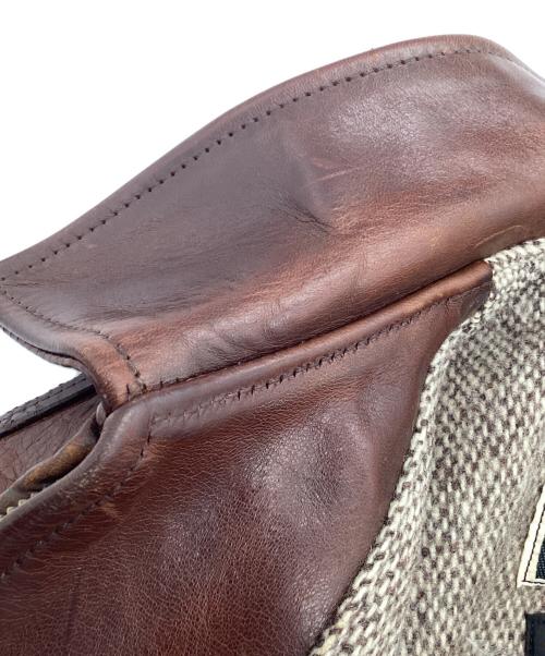 Aero LEATHER（エアロレザー）Aero LEATHER (エアロレザー) レザージャケット HIGHWAYMAN ブラウン サイズ:SIZE 38の古着・服飾アイテム