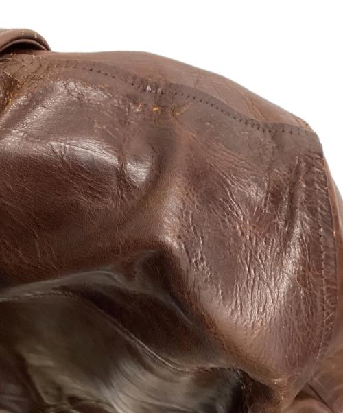Aero LEATHER（エアロレザー）Aero LEATHER (エアロレザー) レザージャケット HIGHWAYMAN ブラウン サイズ:SIZE 38の古着・服飾アイテム