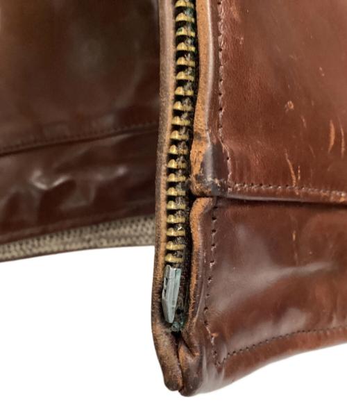 Aero LEATHER（エアロレザー）Aero LEATHER (エアロレザー) レザージャケット HIGHWAYMAN ブラウン サイズ:SIZE 38の古着・服飾アイテム