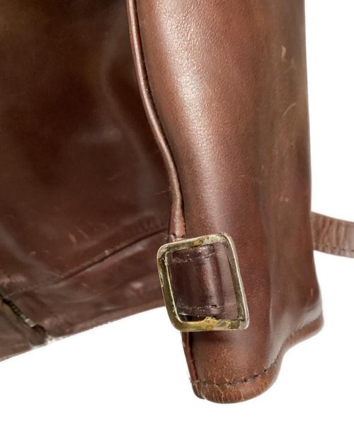 Aero LEATHER（エアロレザー）Aero LEATHER (エアロレザー) レザージャケット HIGHWAYMAN ブラウン サイズ:SIZE 38の古着・服飾アイテム
