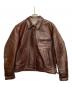 Aero LEATHER（エアロレザー）の古着「レザージャケット HIGHWAYMAN」｜ブラウン