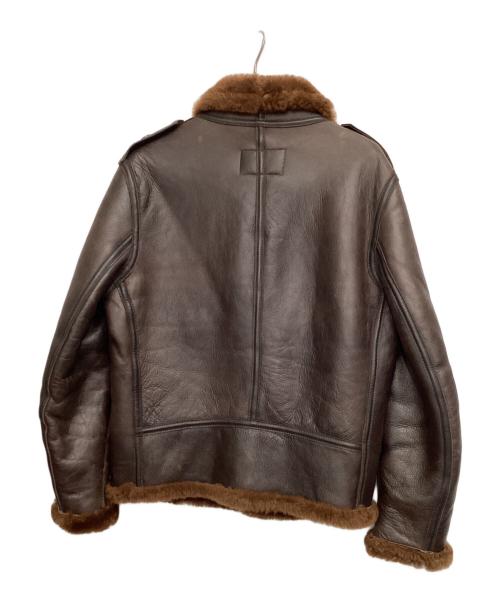 Schott（ショット）Schott (ショット) SHEEPSKIN ONESTAR JACKET ブラウン サイズ:Ｌの古着・服飾アイテム