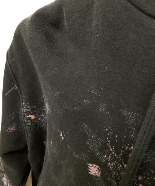 OFFWHITE（オフホワイト）OFFWHITE (オフホワイト) プルオーバーパーカー Diag Galaxy Over Hoodie ブラック サイズ:XXSの古着・服飾アイテム