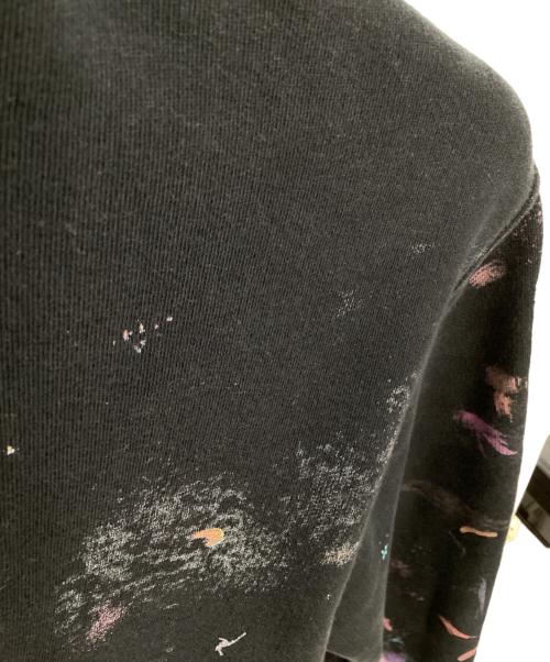 OFFWHITE（オフホワイト）OFFWHITE (オフホワイト) プルオーバーパーカー Diag Galaxy Over Hoodie ブラック サイズ:XXSの古着・服飾アイテム