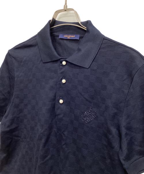 LOUIS VUITTON（ルイ ヴィトン）LOUIS VUITTON (ルイ ヴィトン) ポロシャツ ネイビー サイズ:Mの古着・服飾アイテム