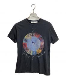 Christian Dior（クリスチャン ディオール）の古着「半袖カットソー Wheel of Fortune」｜ブラック