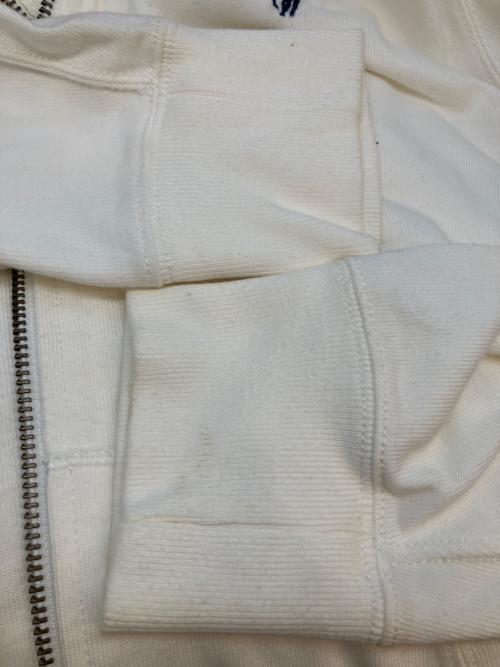 POLO RALPH LAUREN（ポロ・ラルフローレン）POLO RALPH LAUREN (ポロ・ラルフローレン) ジップパーカー ホワイト サイズ:SIZE Lの古着・服飾アイテム