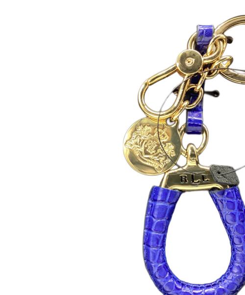LAUREN RALPH LAUREN（ローレン ラルフ ローレン）LAUREN RALPH LAUREN (ローレン ラルフ ローレン) 馬蹄モチーフキーホルダー ブルーの古着・服飾アイテム