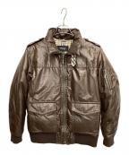 BURBERRY BLACK LABELバーバリーブラックレーベル）の古着「ダウンジャケット」｜ブラウン