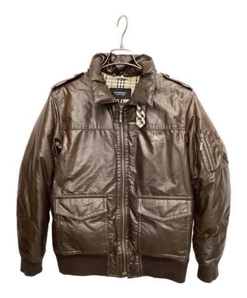 BURBERRY BLACK LABEL（バーバリーブラックレーベル）BURBERRY BLACK LABEL (バーバリーブラックレーベル) ダウンジャケット ブラウン サイズ:Ｍの古着・服飾アイテム