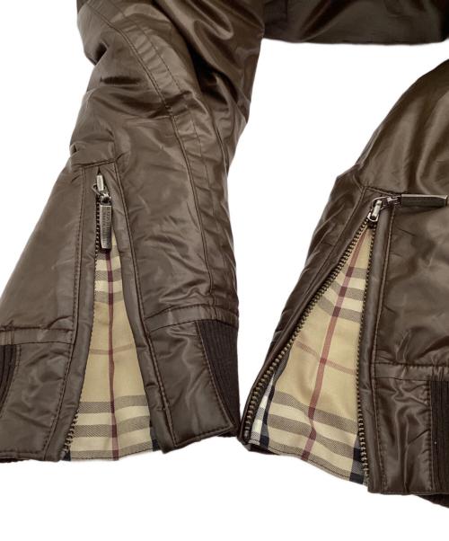 BURBERRY BLACK LABEL（バーバリーブラックレーベル）BURBERRY BLACK LABEL (バーバリーブラックレーベル) ダウンジャケット ブラウン サイズ:Ｍの古着・服飾アイテム
