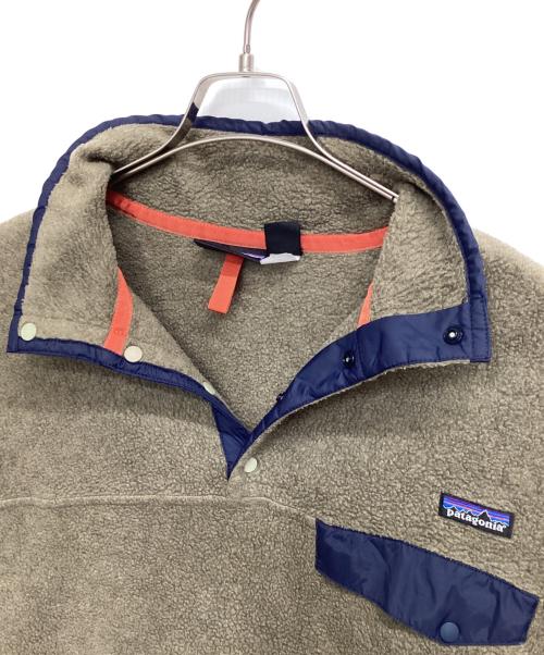 Patagonia（パタゴニア）Patagonia (パタゴニア) ハーフボタンフリース SYNCHILLA ネイビー×グレー サイズ:Mの古着・服飾アイテム