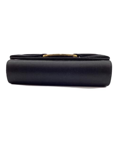 Salvatore Ferragamo（サルヴァトーレ フェラガモ）Salvatore Ferragamo (サルヴァトーレ フェラガモ) チェーンショルダーバッグ ヴァラリボン ブラックの古着・服飾アイテム